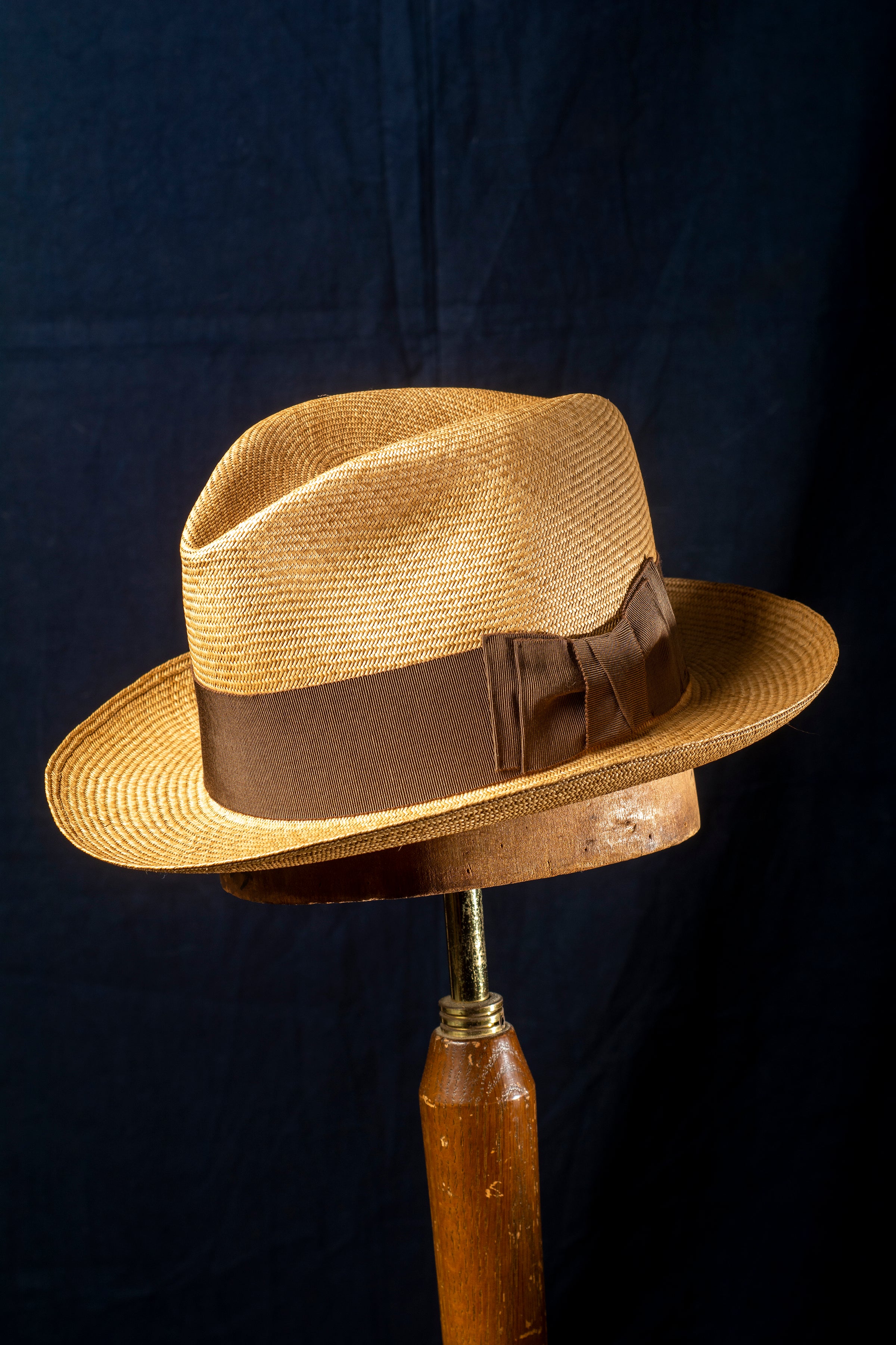 Panama Straw Fedora 7 1/2 -