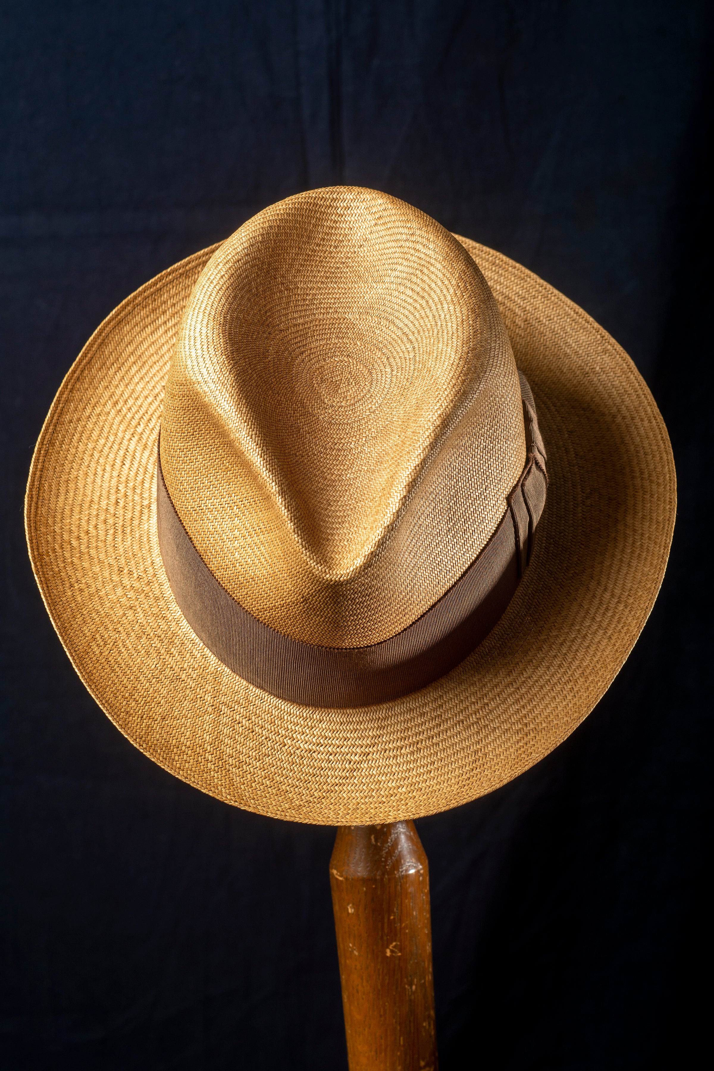 Panama Straw Fedora 7 1/2 -