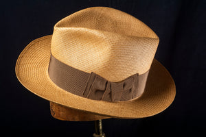 Panama Straw Fedora 7 1/2 -