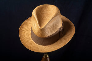 Panama Straw Fedora 7 1/2 -