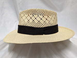 Fedora 7 1/4 - Natural (Montecristi Panama) #20-193 Open Weave