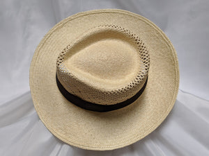 Fedora 7 1/4 - Natural (Montecristi Panama) #20-194 Open Weave
